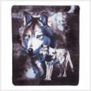 Wild Wolves Fleece Blanket